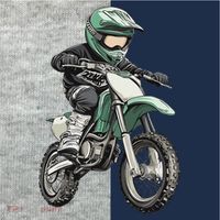 Kids Dirt Bike Kids Colorblock Raglan Jersey thumb 2