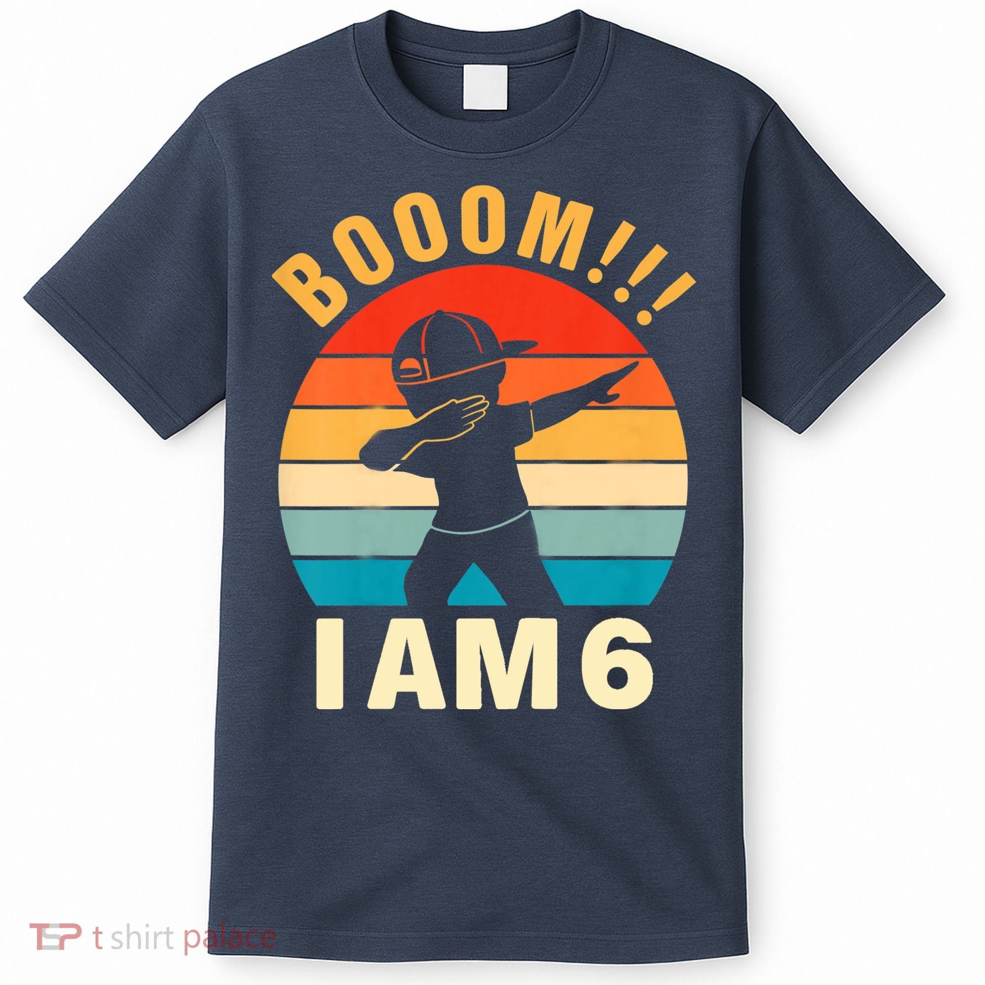 Kids Dabbing Birthday Shirt 6 Years Old Birthday Outfit Boys T-Shirt