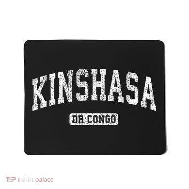 Kinshasa Dr Congo Vintage Sports Design Mousepad