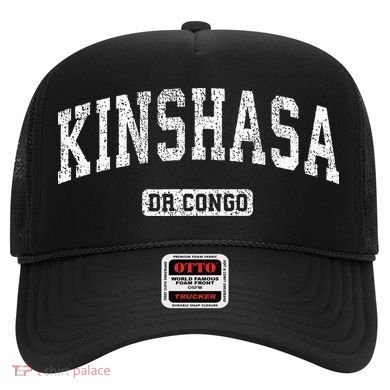 Kinshasa Dr Congo Vintage Sports Design Hat