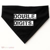 K.i.d.s Double Digits 10th birthday shirt for a cool 10 year old kid USA-Made Doggie Bandana thumb 0