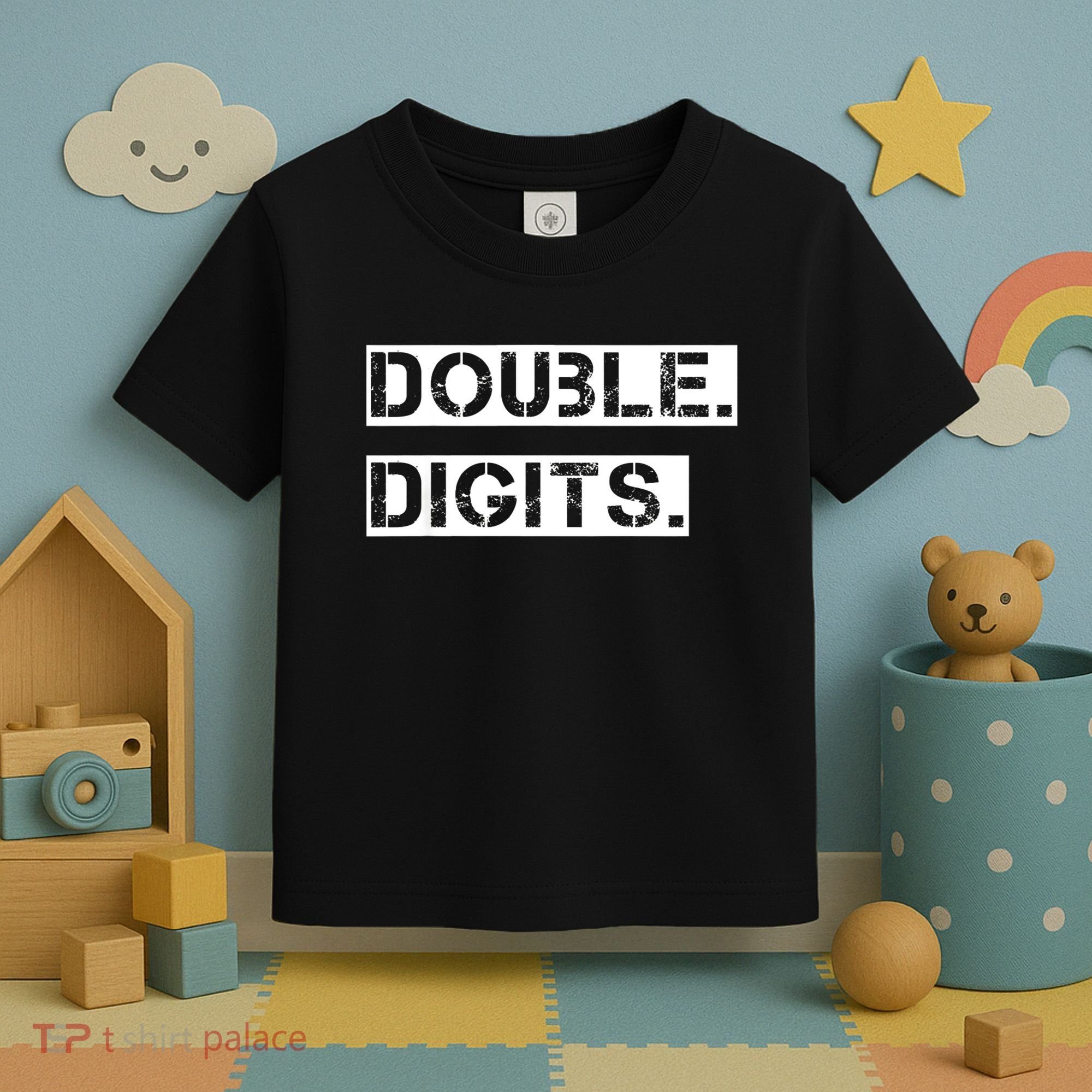 K.i.d.s Double Digits 10th birthday shirt for a cool 10 year old kid Toddler T-Shirt