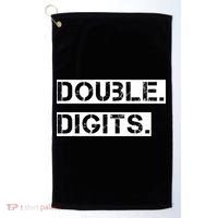 Kid Double Digits 10th birthday shirt for a cool 10 year old kid Golf Towel thumb 0