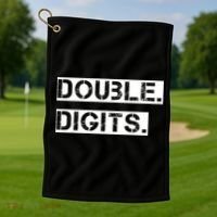 Kid Double Digits 10th birthday shirt for a cool 10 year old kid Golf Towel thumb 1