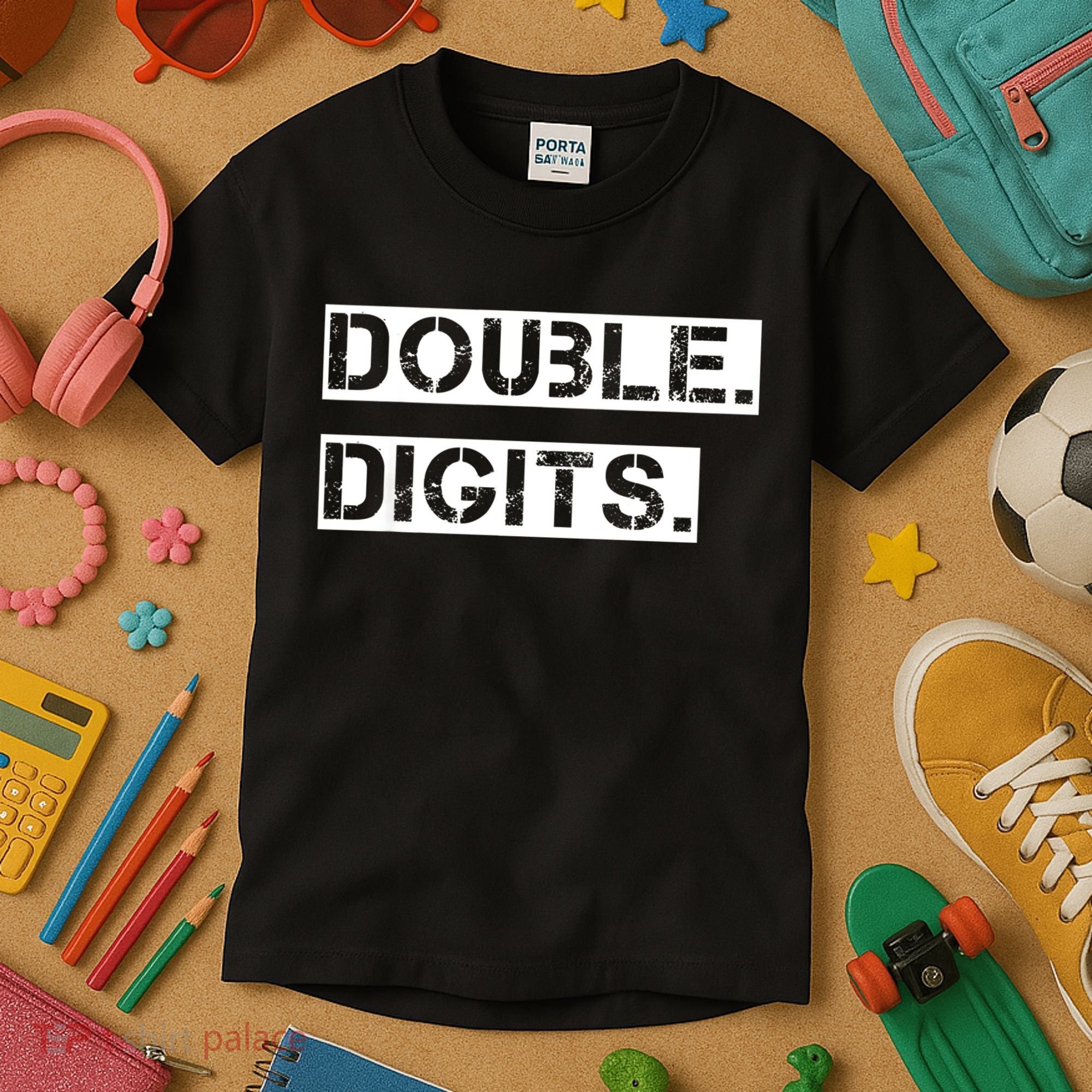 Kid Double Digits 10th birthday shirt for a cool 10 year old kid Kids T-Shirt