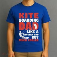 Kiteboarding Dad Funny Surfing Kite Surfer FatherS Day Gift T-Shirt thumb 3