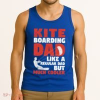 Kiteboarding Dad Funny Surfing Kite Surfer FatherS Day Gift Tank Top thumb 3