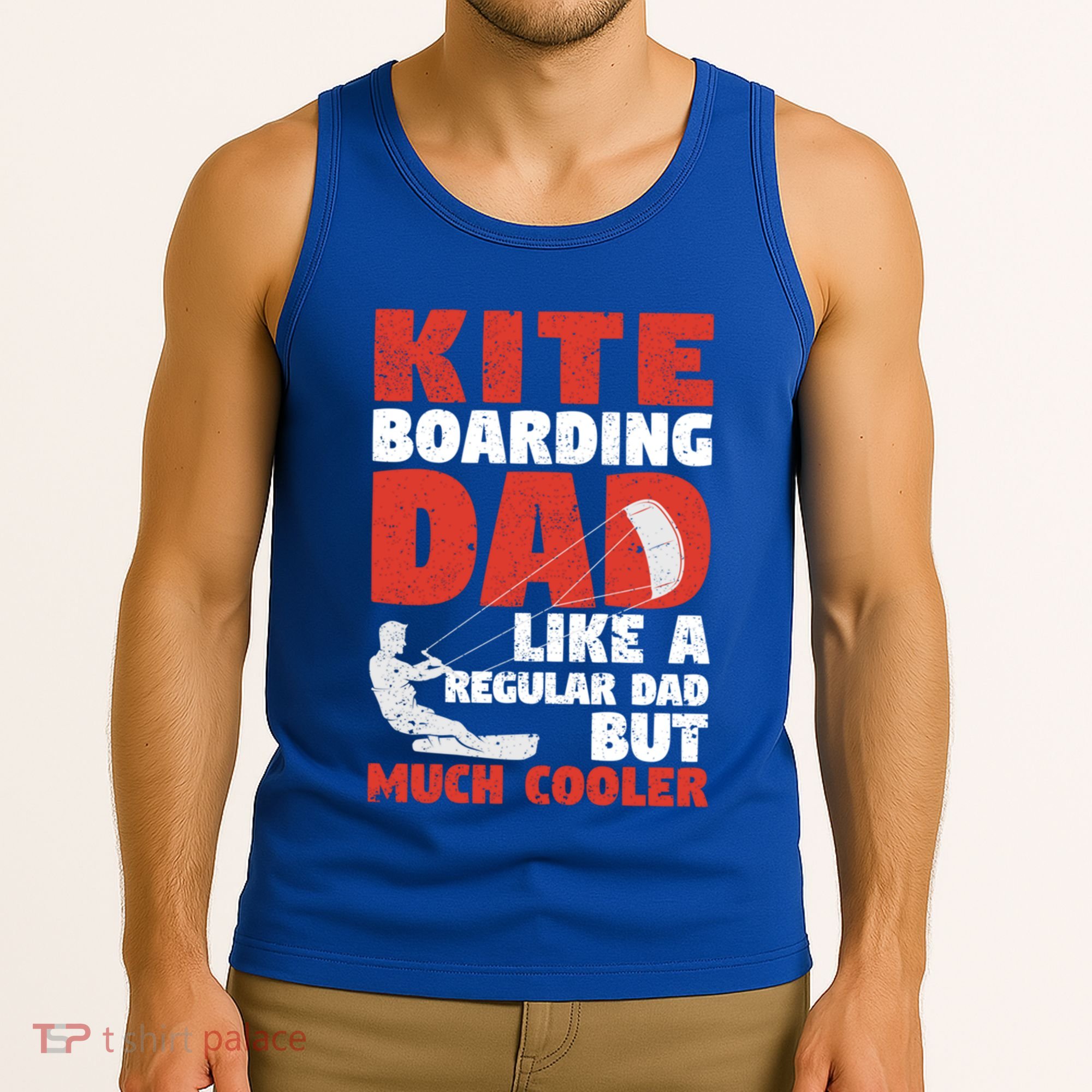 Kiteboarding Dad Funny Surfing Kite Surfer FatherS Day Gift Tank Top