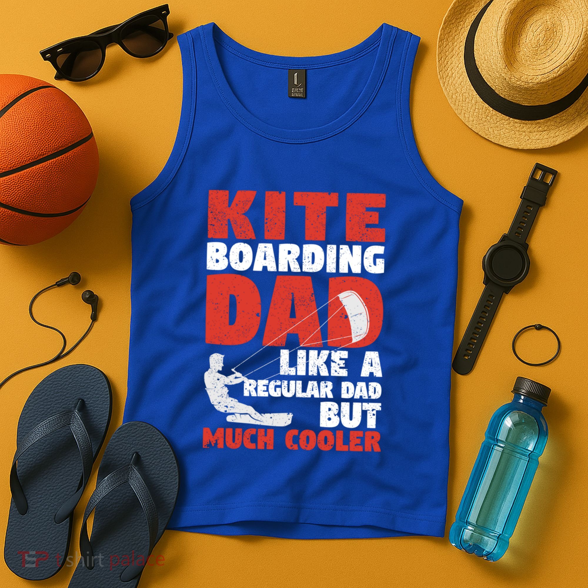 Kiteboarding Dad Funny Surfing Kite Surfer FatherS Day Gift Tank Top