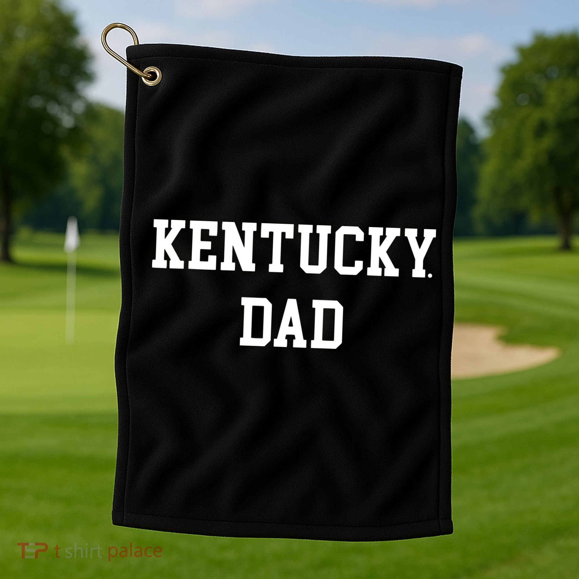 Kentucky Dad Fan Basketball Big Blue Madness Golf Towel