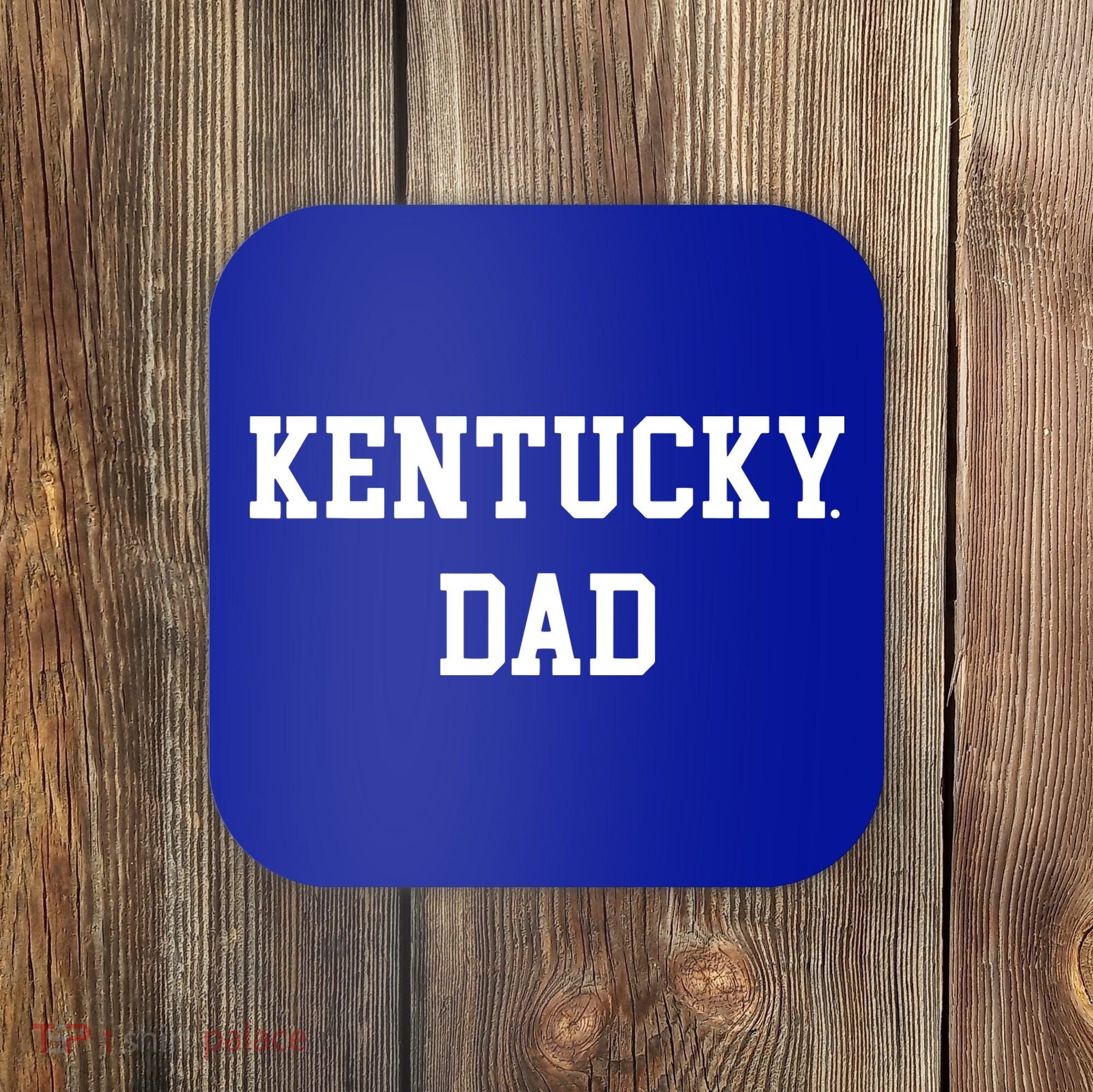 Kentucky Dad Fan Basketball Big Blue Madness Coaster
