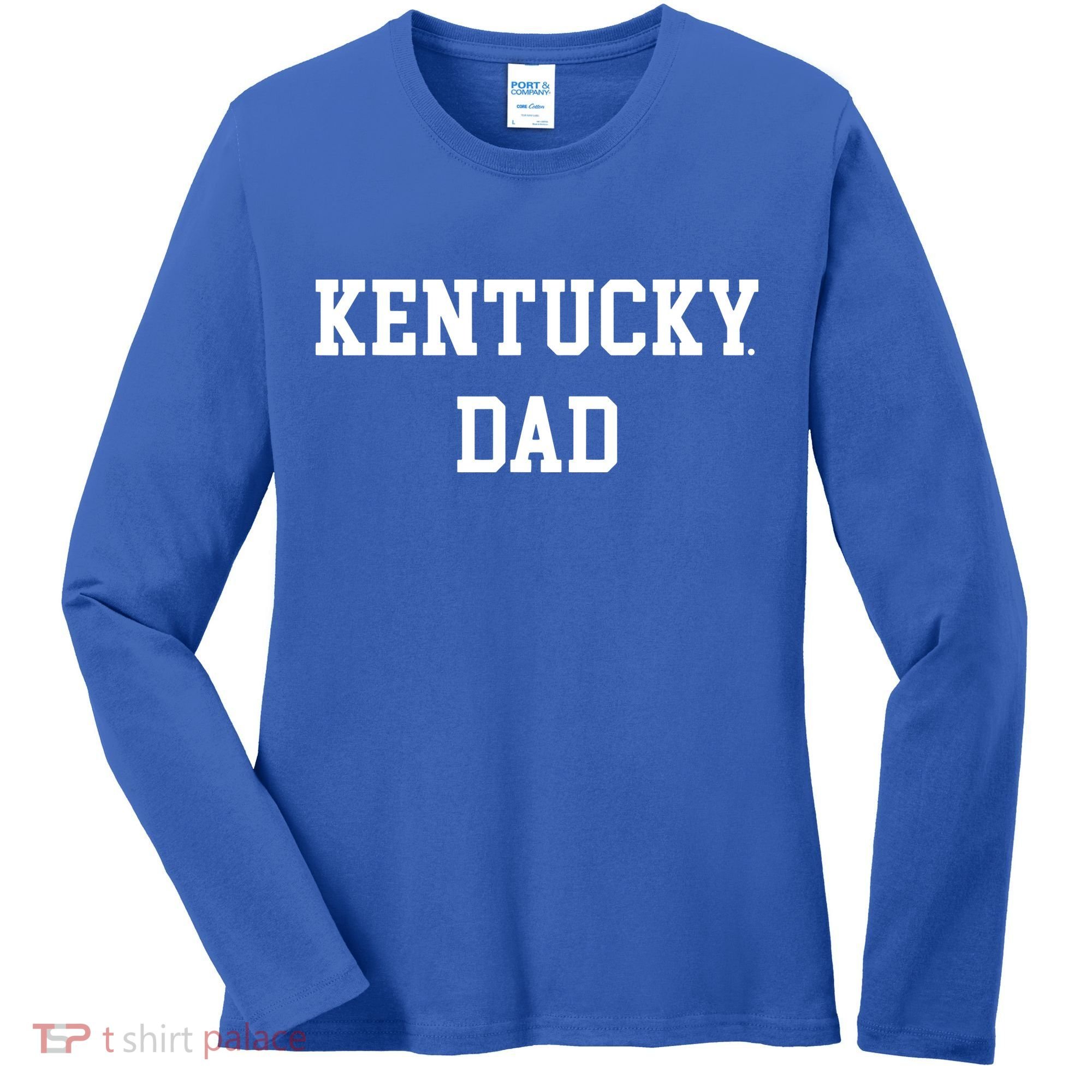 Kentucky Dad Fan Basketball Big Blue Madness Women's Long Sleeve Shirt