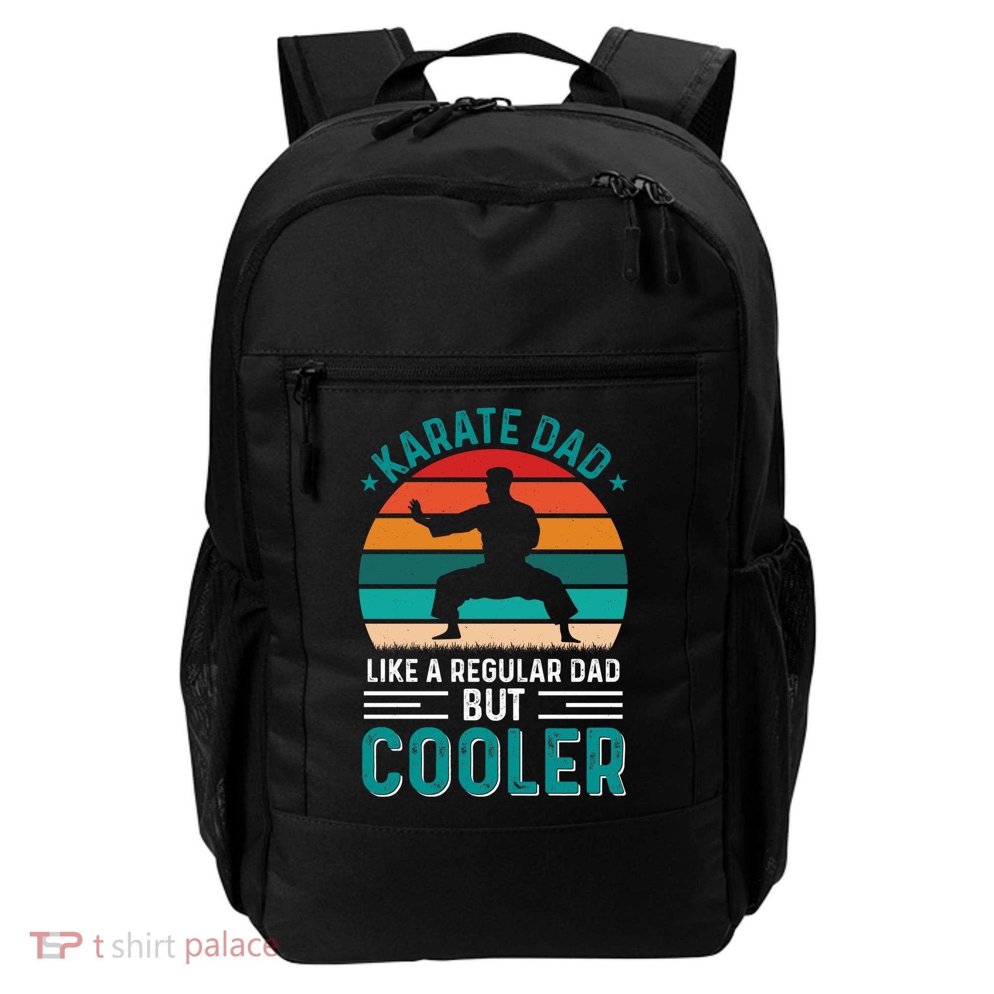 Karate Dad Fathers Day Cooler Father Gifts Idea Backpack