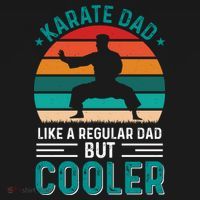 Karate Dad Fathers Day Cooler Father Gifts Idea Backpack thumb 2