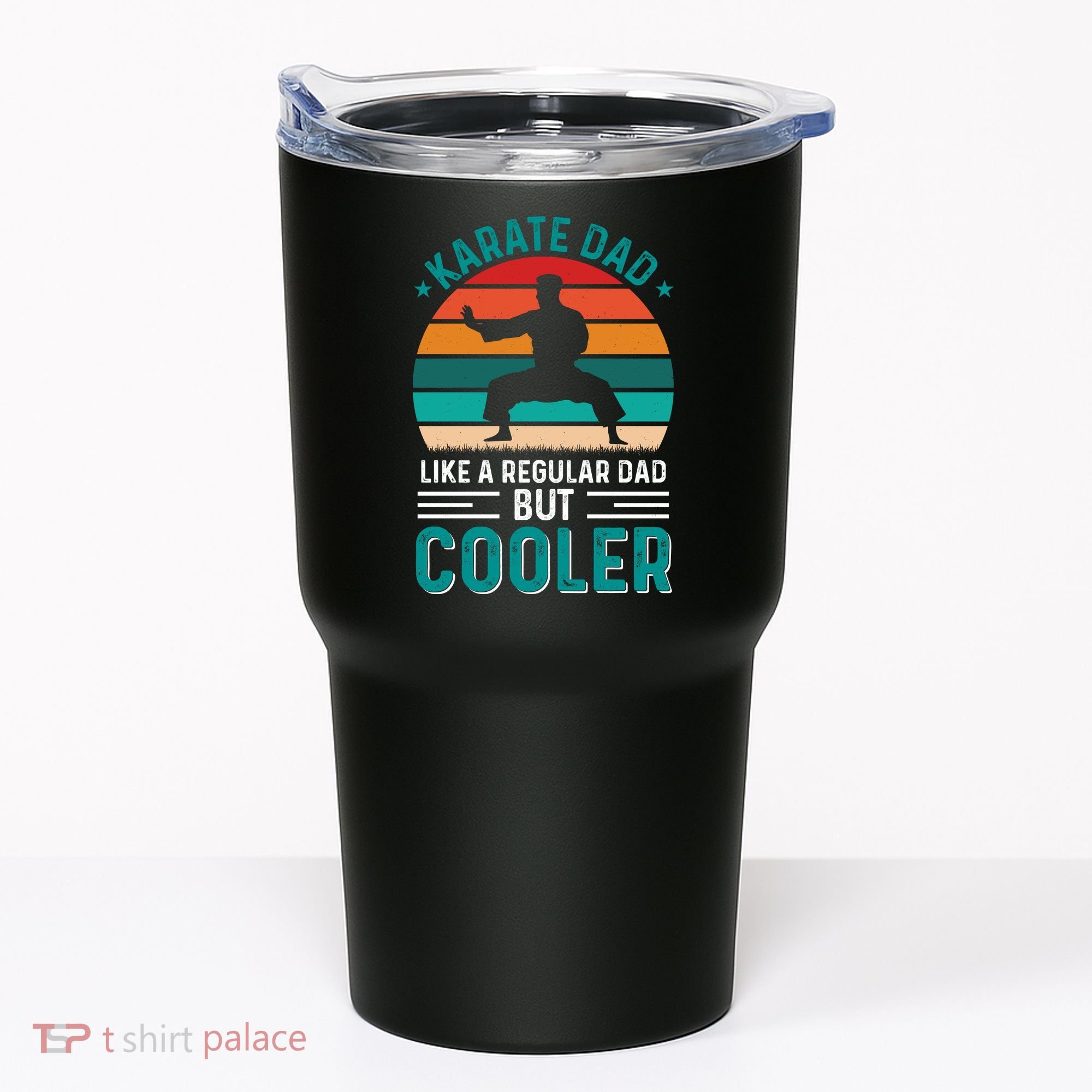 Karate Dad Fathers Day Cooler Father Gifts Idea Tumbler