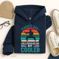 Karate Dad Fathers Day Cooler Father Gifts Idea Hoodie thumb 4