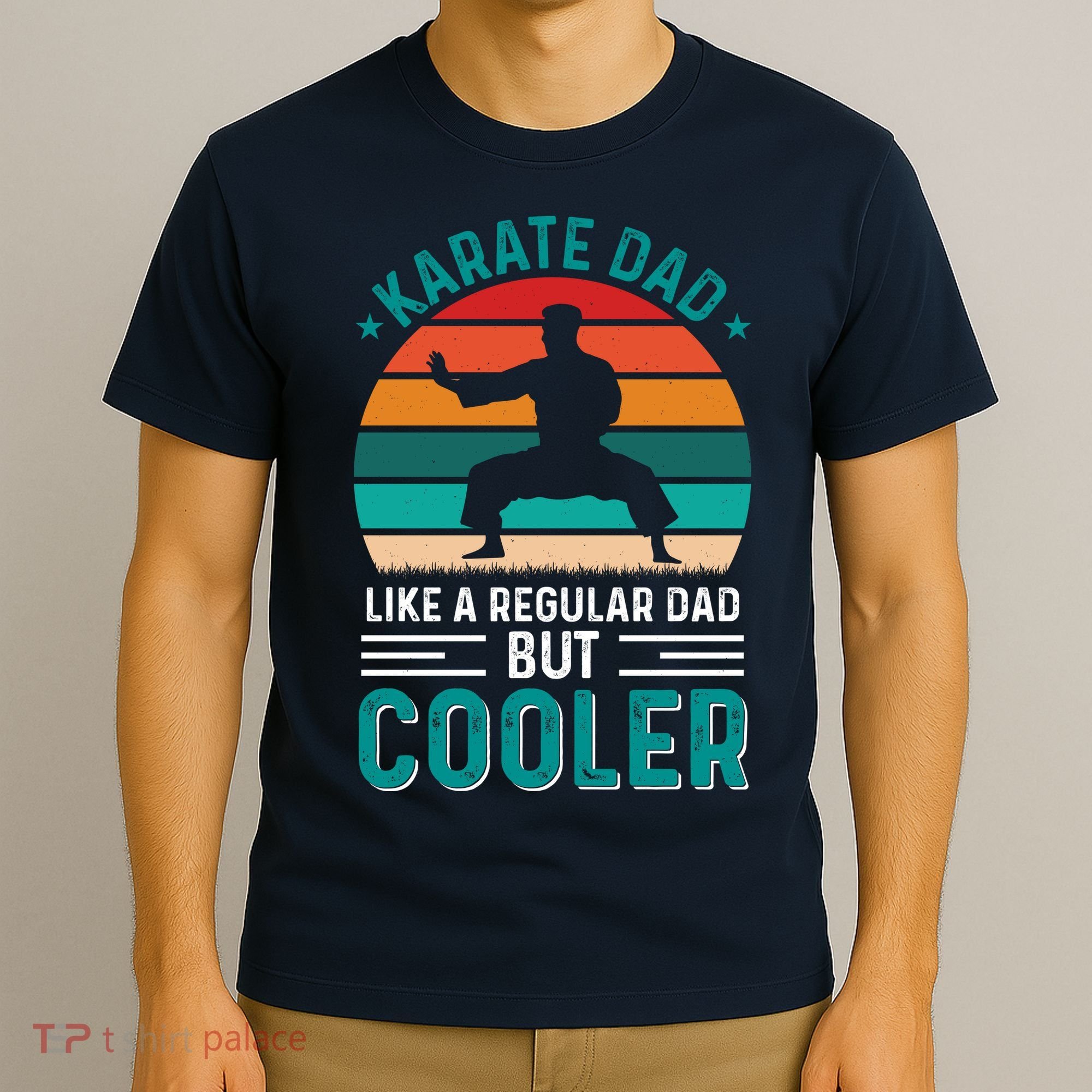 Karate Dad Fathers Day Cooler Father Gifts Idea T-Shirt