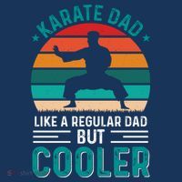 Karate Dad Fathers Day Cooler Father Gifts Idea Women's Hoodie thumb 2
