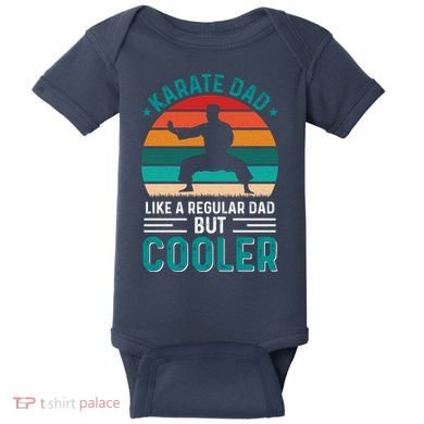 Karate Dad Fathers Day Cooler Father Gifts Idea Baby Bodysuit