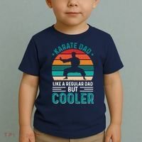 Karate Dad Fathers Day Cooler Father Gifts Idea Toddler T-Shirt thumb 2