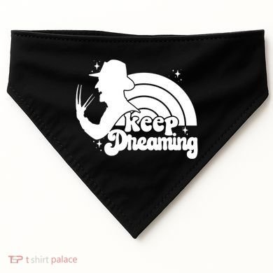 Keep Dreaming Freddy's Nightmare Horror Movi USA-Made Doggie Bandana