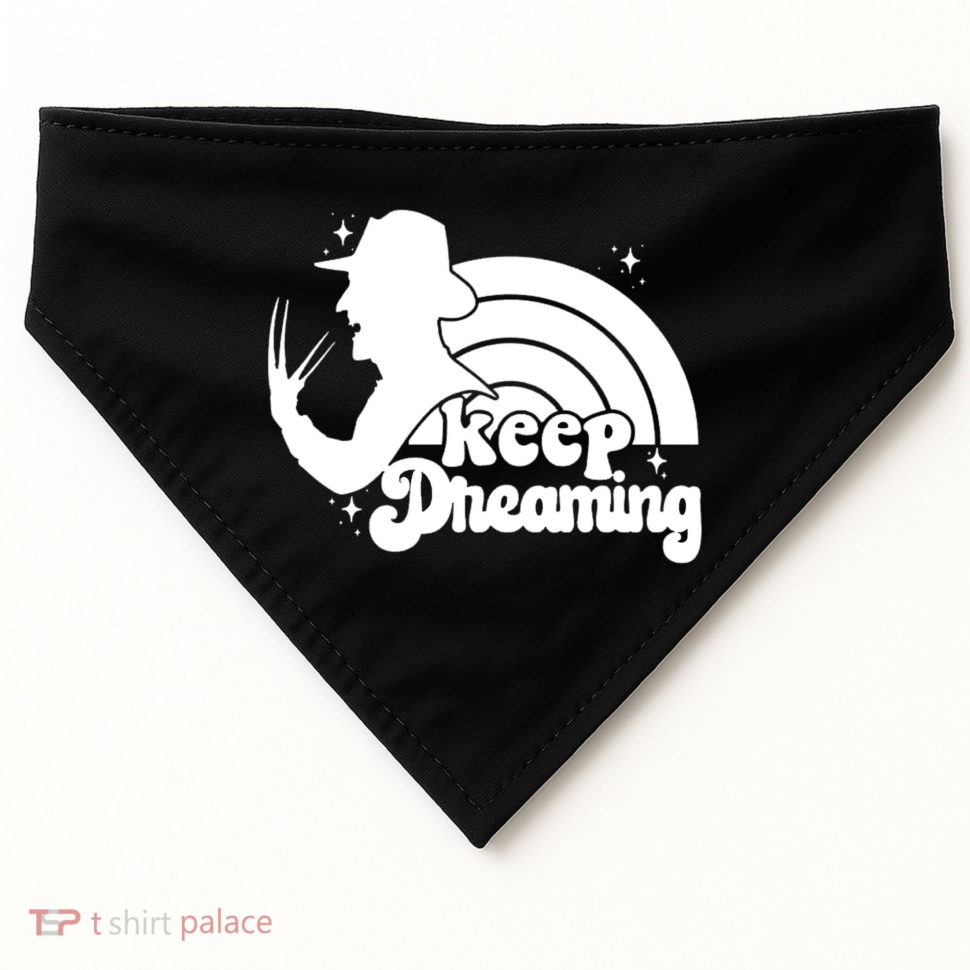 Keep Dreaming Freddy's Nightmare Horror Movi USA-Made Doggie Bandana