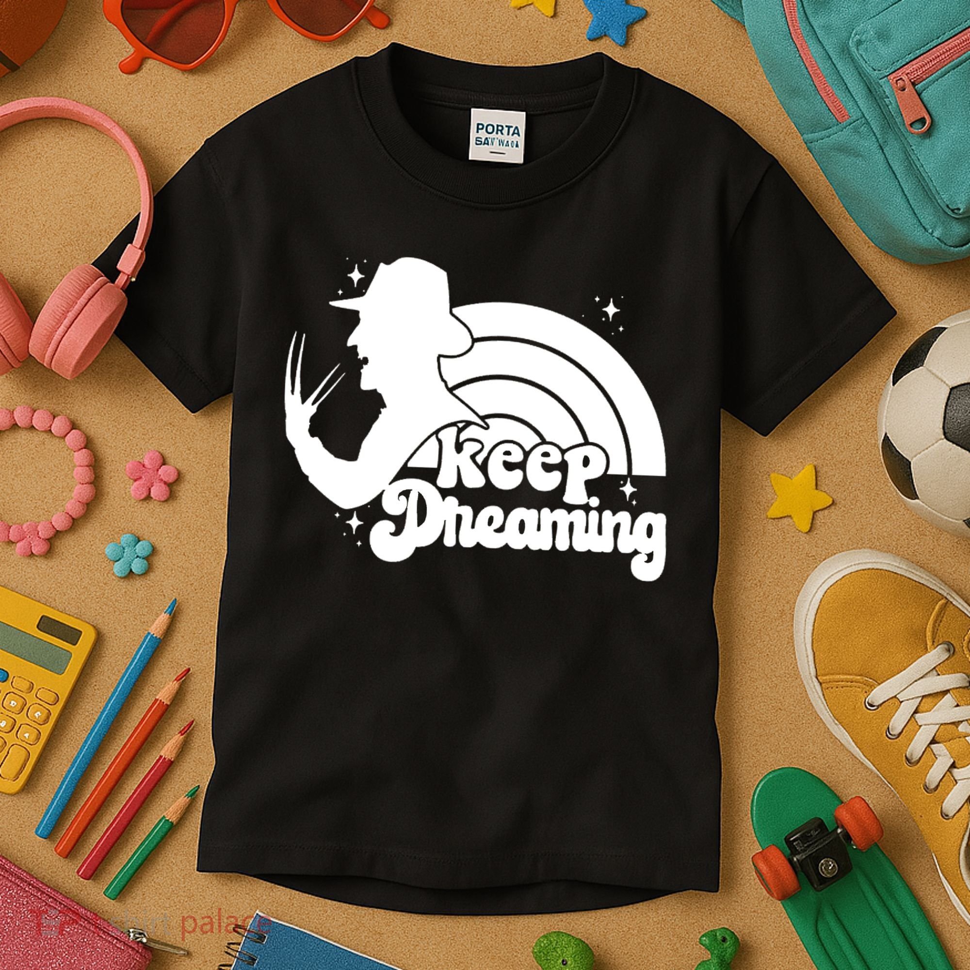 Keep Dreaming Freddy's Nightmare Horror Movi Kids T-Shirt