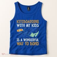 Kiteboarding Dad Kite Surfers Kite Boarders Gift Tank Top thumb 2