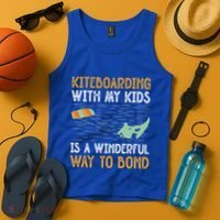 Kiteboarding Dad Kite Surfers Kite Boarders Gift Tank Top thumb 4