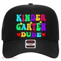 Kindergarten Dude Kinder Team Crew Happy First Day Of School Funny Gift Hat thumb 0