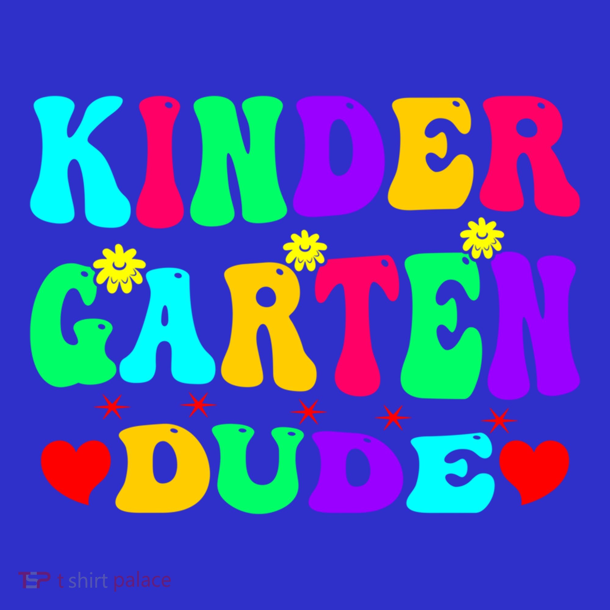 Kindergarten Dude Kinder Team Crew Happy First Day Of School Funny Gift Visor