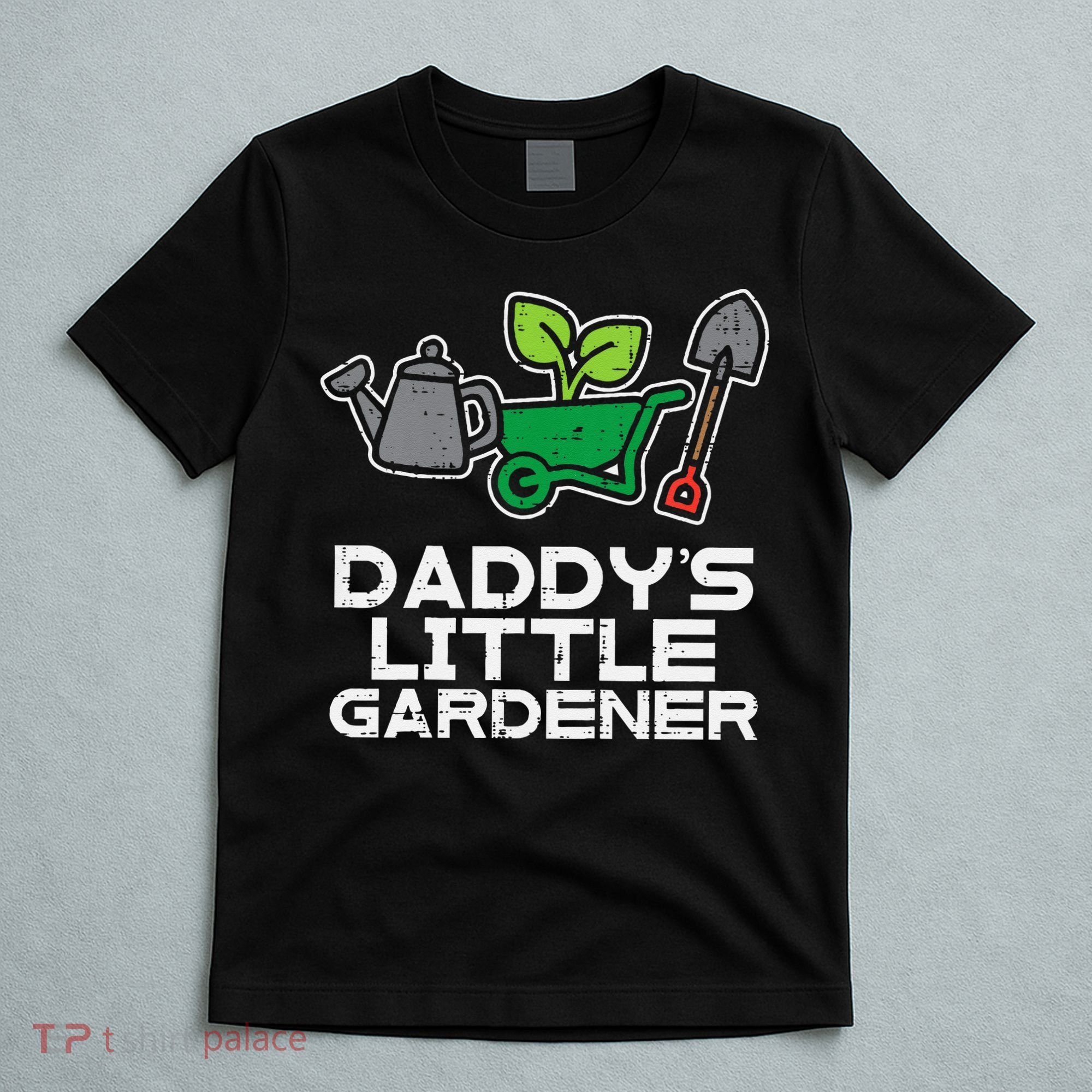 Kids Daddys Little Gardener Gardening Kids Toddlers T-Shirt