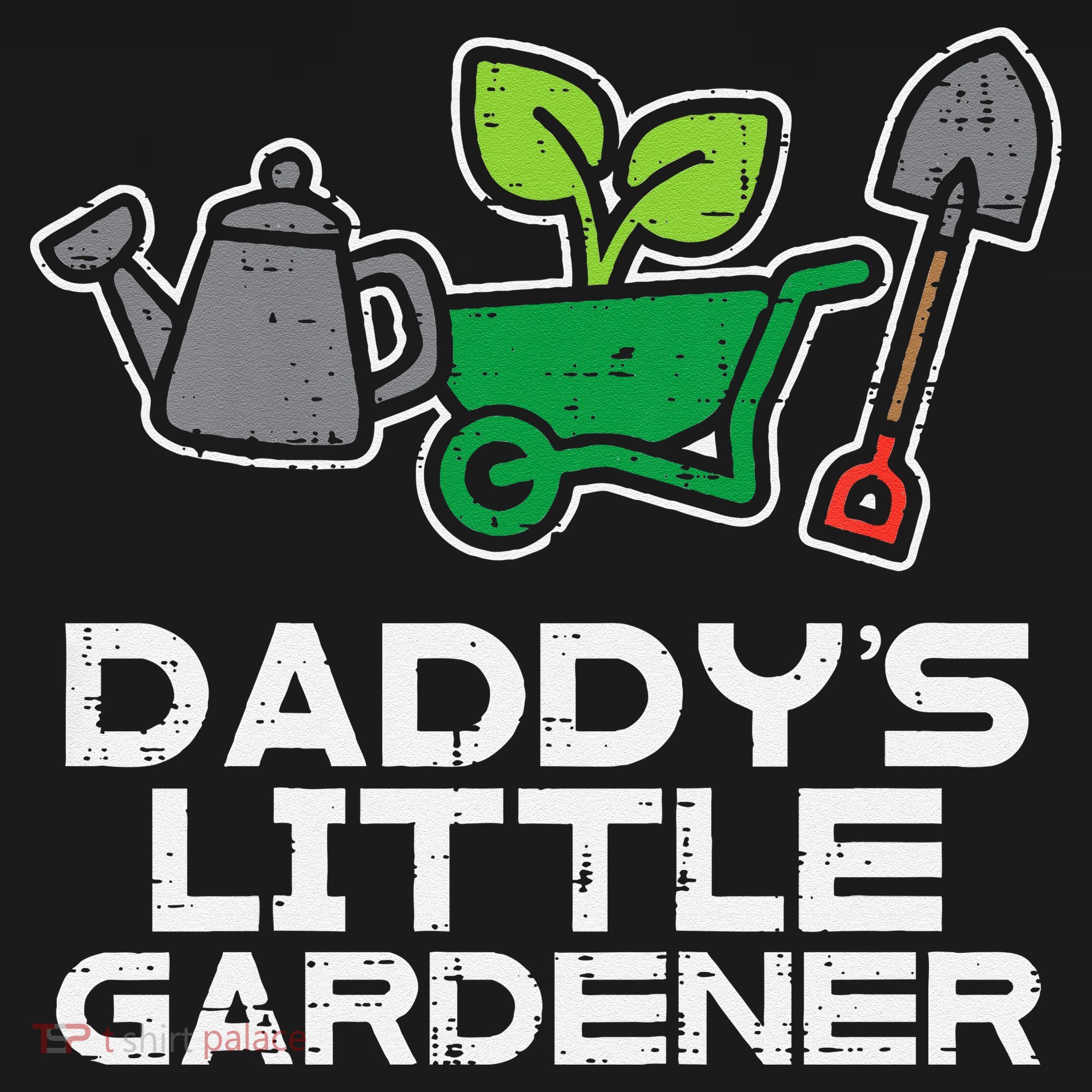 Kids Daddys Little Gardener Gardening Kids Toddlers T-Shirt