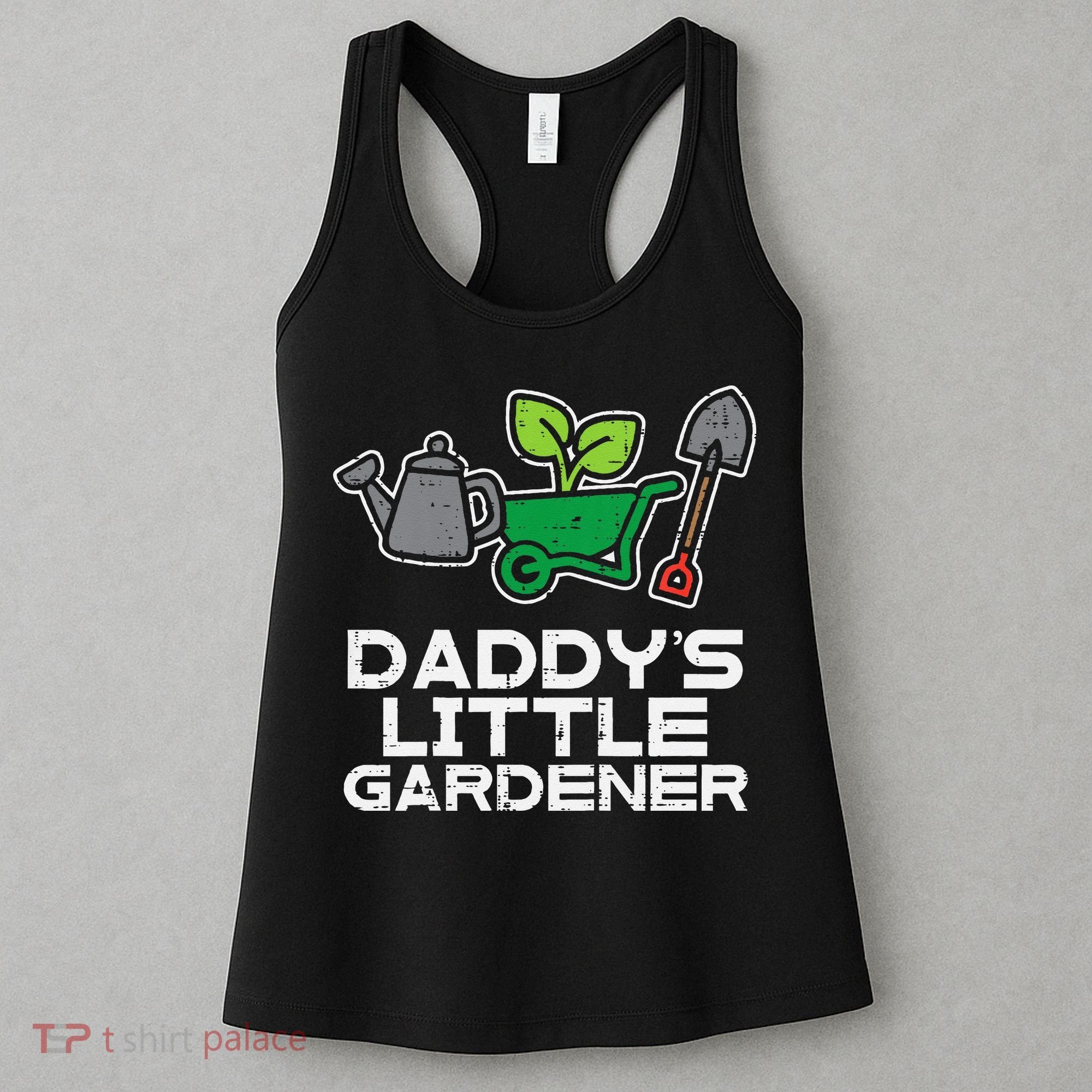 Kids Daddys Little Gardener Gardening Kids Toddlers Women's Tank Top