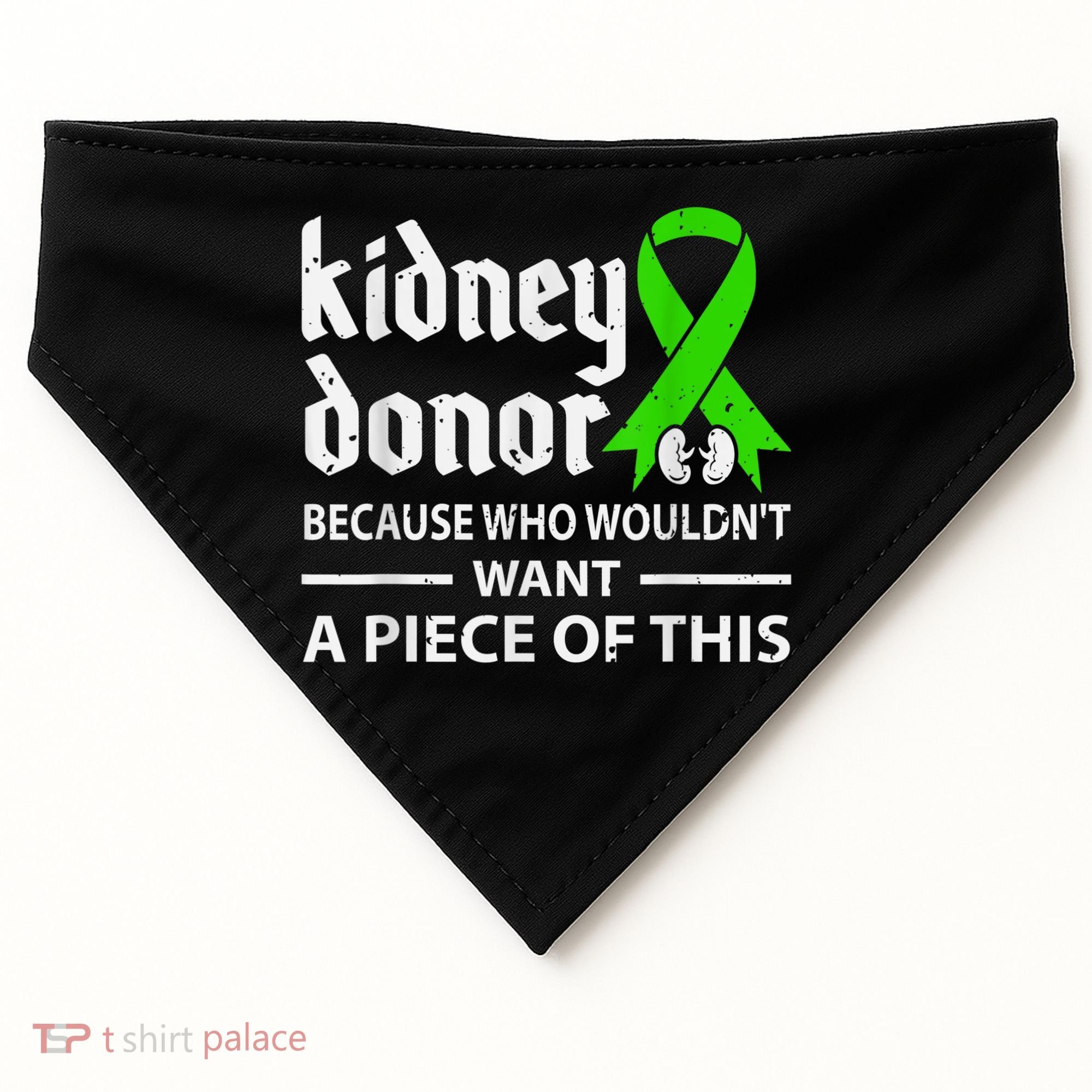 Kidney Donor Organ Transplant USA-Made Doggie Bandana