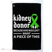 Kidney Donor Organ Transplant Golf Towel thumb 0