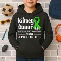 Kidney Donor Organ Transplant Kids Hoodie thumb 2
