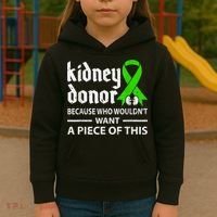 Kidney Donor Organ Transplant Kids Hoodie thumb 3