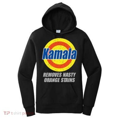 Kamala Detergent Removes Stubborn Orange Stains Antitrump Women's Hoodie
