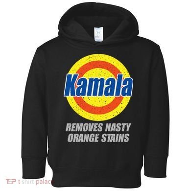 Kamala Detergent Removes Stubborn Orange Stains Antitrump Toddler Hoodie