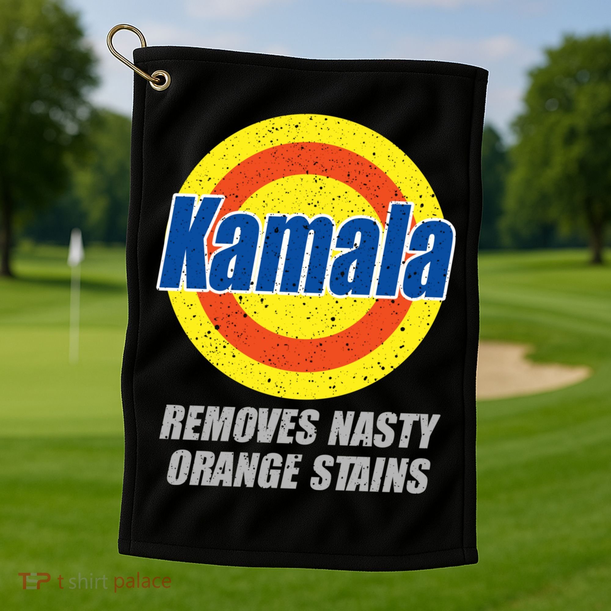 Kamala Detergent Removes Stubborn Orange Stains Antitrump Golf Towel