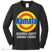 Kamala Detergent Removes Stubborn Orange Stains Antitrump Kids Long Sleeve Shirt thumb 0