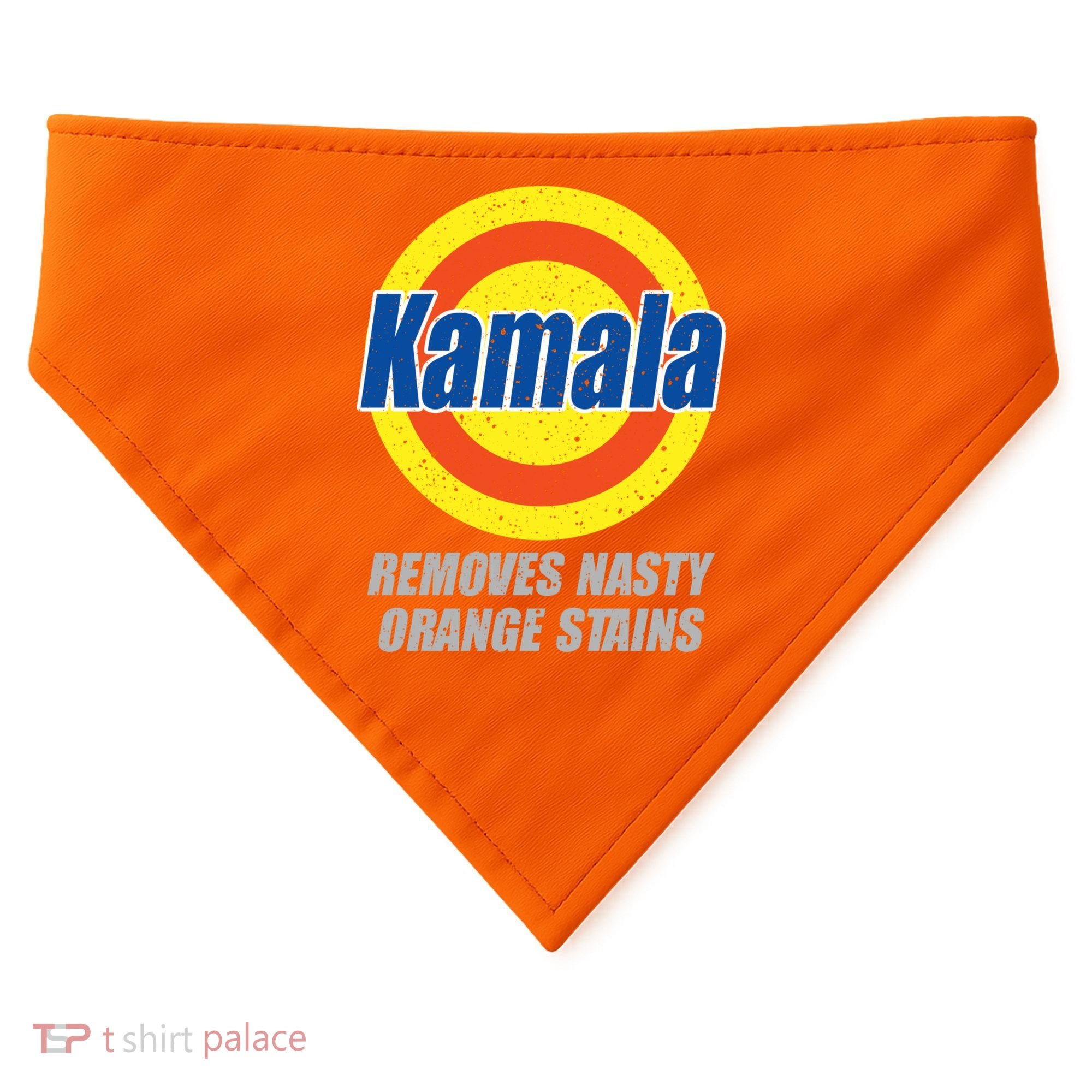 Kamala Detergent Removes Stubborn Orange Stains Antitrump USA-Made Doggie Bandana