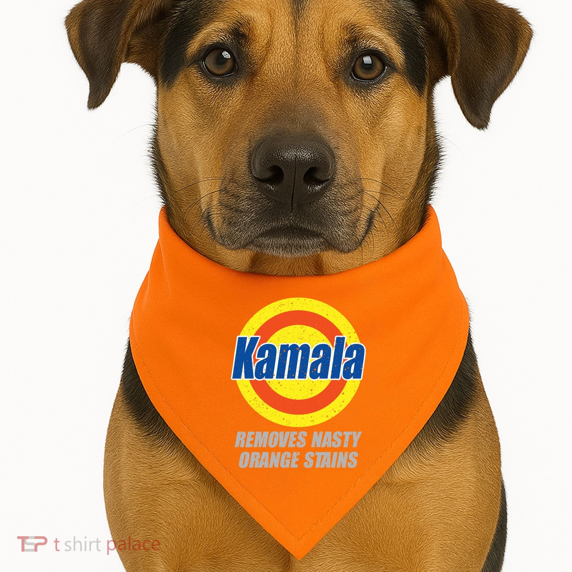 Kamala Detergent Removes Stubborn Orange Stains Antitrump USA-Made Doggie Bandana