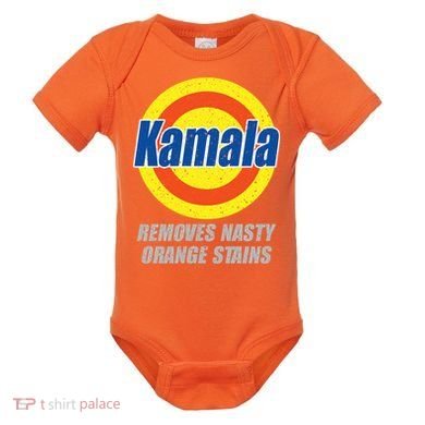 Kamala Detergent Removes Stubborn Orange Stains Antitrump Baby Bodysuit
