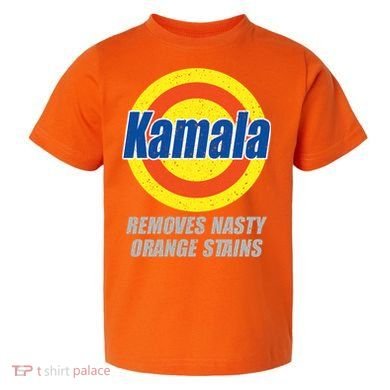Kamala Detergent Removes Stubborn Orange Stains Antitrump Toddler T-Shirt