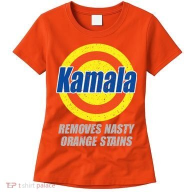 Kamala Detergent Removes Stubborn Orange Stains Antitrump Women's T-Shirt