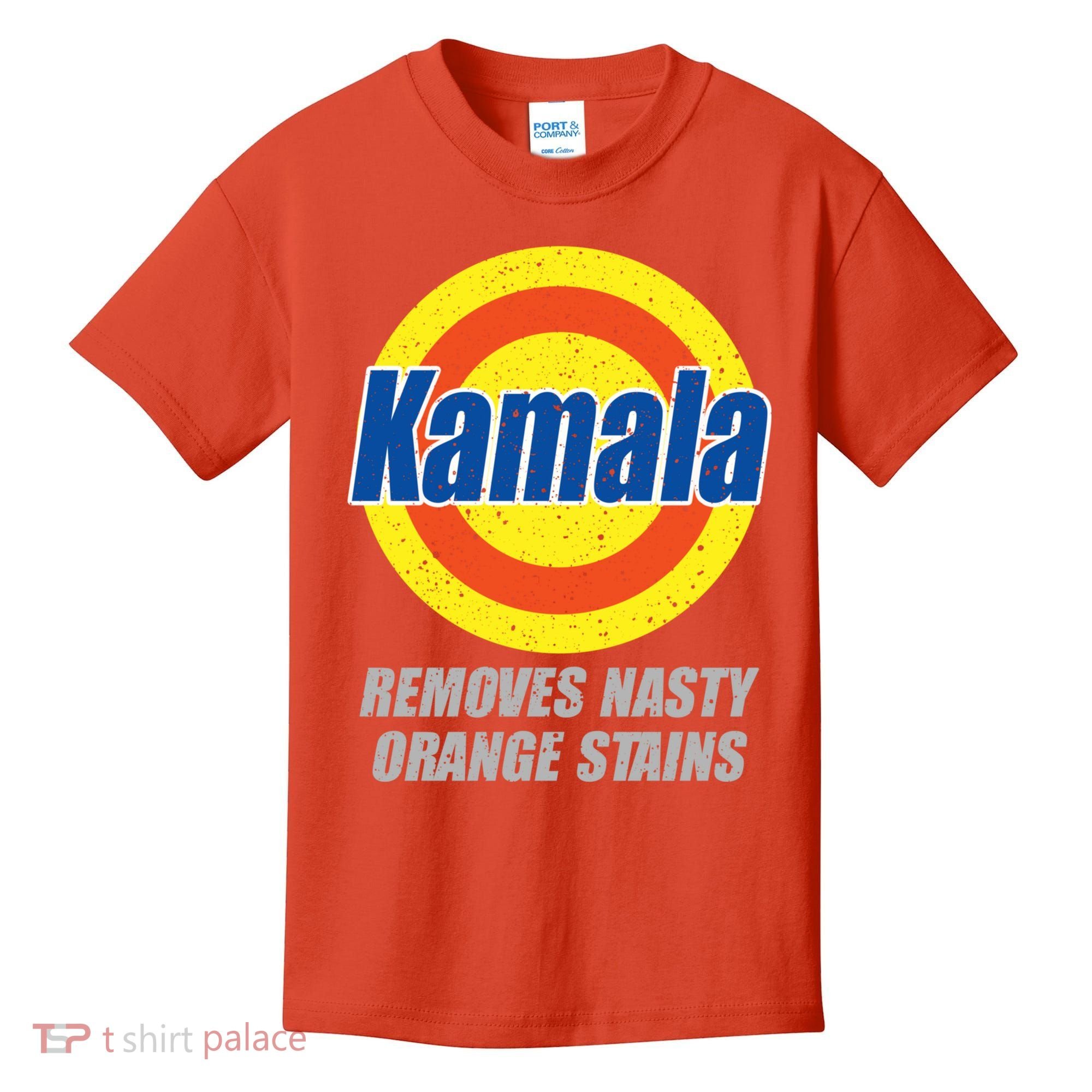 Kamala Detergent Removes Stubborn Orange Stains Antitrump Kids T-Shirt