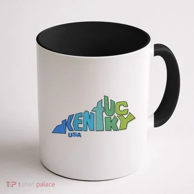 Kentucky Distorted Shape Coffee Mug back