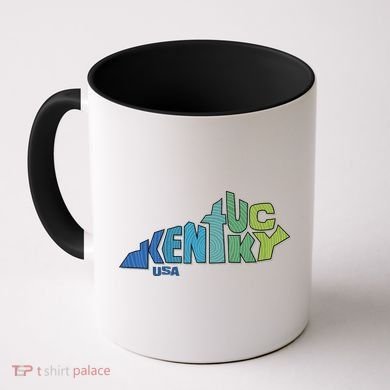Kentucky Distorted Shape Coffee Mug